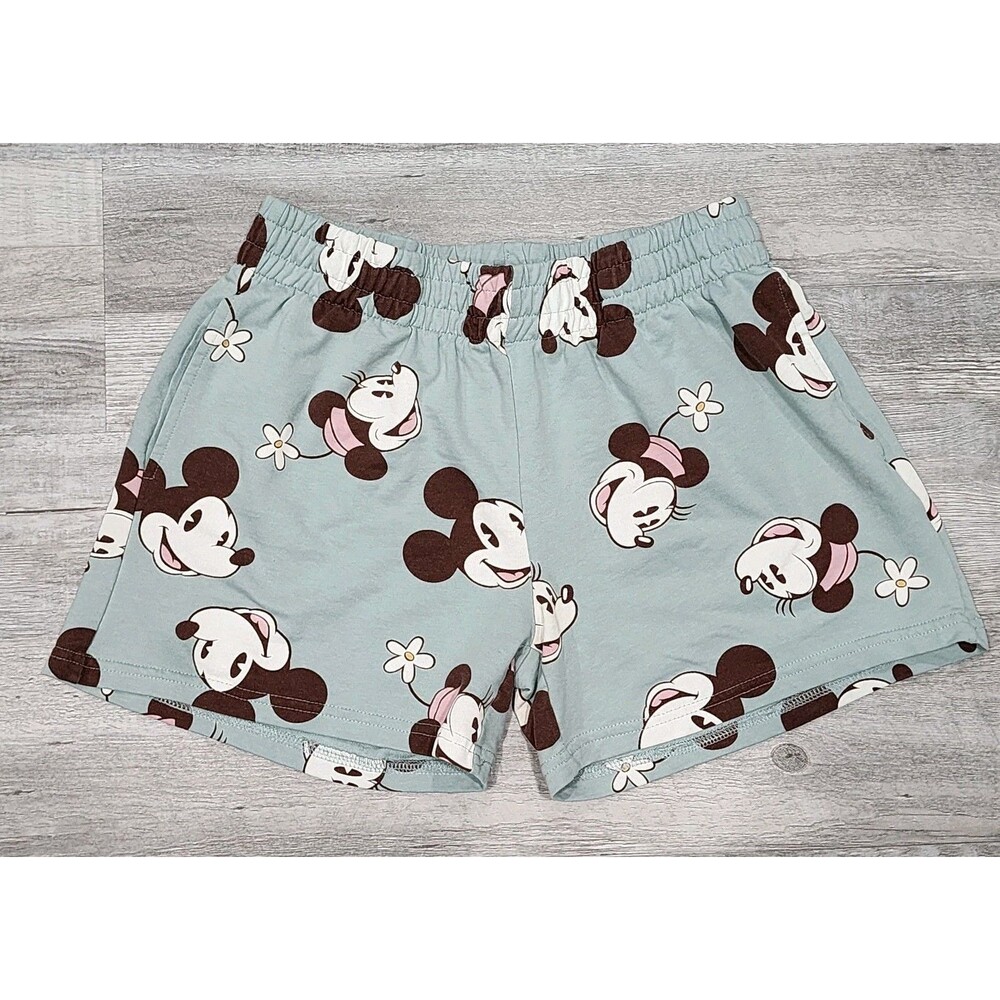 Disney Minnie Mouse  Minnie & Mickey Mouse Print Shorts Size Medium